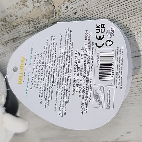 Kellytoy Squishmallows Harry Potter Hufflepuff Badger stuffed animal plush NEW - Picture 9 of 10